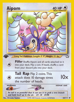 Aipom #26 from Neo Genesis