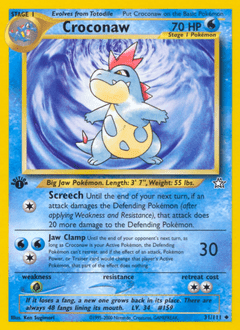 Croconaw #31 from Neo Genesis