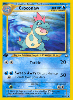Croconaw #32 from Neo Genesis