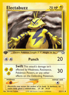 Electabuzz #33 from Neo Genesis
