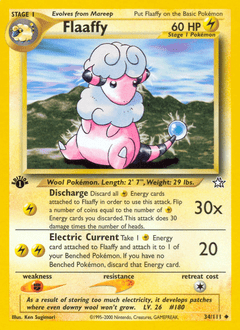 Flaaffy #34 from Neo Genesis