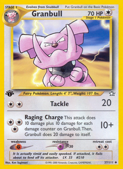 Granbull #37 from Neo Genesis