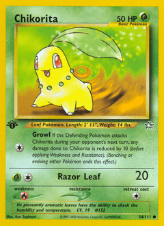 Chikorita #54 from Neo Genesis