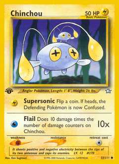 Chinchou #55 from Neo Genesis