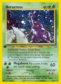 Heracross #6 from Neo Genesis