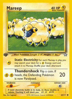 Mareep #65 from Neo Genesis