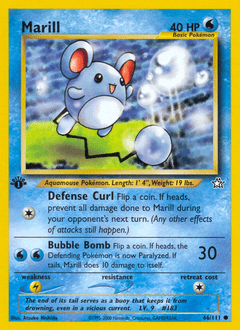 Marill #66 from Neo Genesis