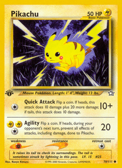Pikachu #70 from Neo Genesis