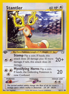 Stantler #76 from Neo Genesis