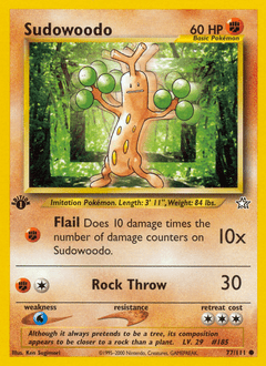 Sudowoodo #77 from Neo Genesis