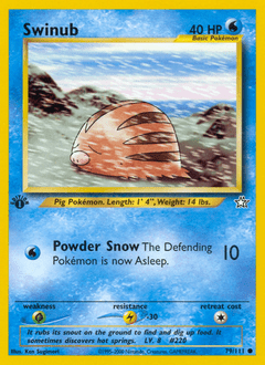 Swinub #79 from Neo Genesis