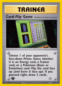 Card-Flip Game #92 from Neo Genesis