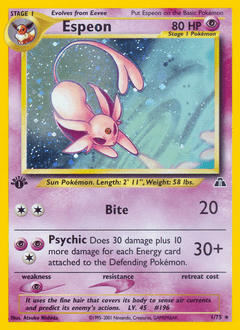 Espeon #1 from Neo Discovery