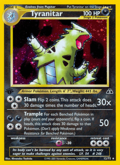 Tyranitar #12 from Neo Discovery