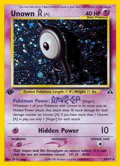 Unown [A] #14 from Neo Discovery