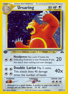 Ursaring #15 from Neo Discovery