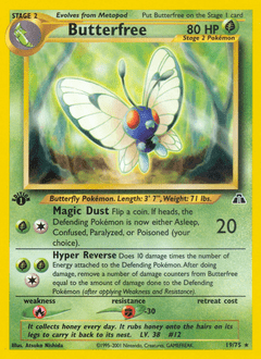 Butterfree #19 from Neo Discovery
