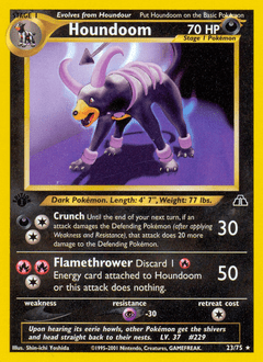 Houndoom #23 from Neo Discovery