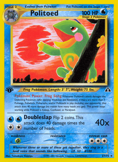 Politoed #27 from Neo Discovery