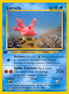 Corsola #37 from Neo Discovery