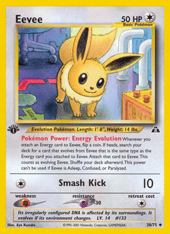 Eevee #38 from Neo Discovery