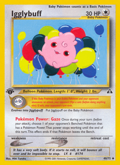 Igglybuff #40 from Neo Discovery