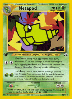 Metapod #42 from Neo Discovery