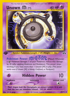 Unown [M] #49 from Neo Discovery