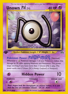 Unown [N] #50 from Neo Discovery