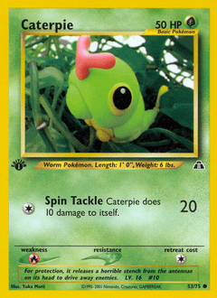 Caterpie #53 from Neo Discovery