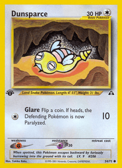 Dunsparce #54 from Neo Discovery