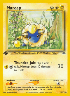 Mareep #58 from Neo Discovery