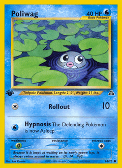 Poliwag #62 from Neo Discovery