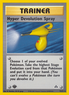 Hyper Devolution Spray #73 from Neo Discovery
