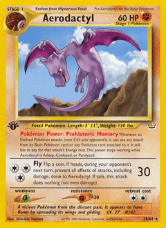 Aerodactyl #15 from Neo Revelation