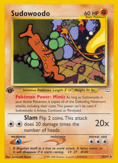 Sudowoodo #26 by Sumiyoshi Kizuki