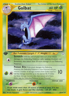 Golbat #29 from Neo Revelation