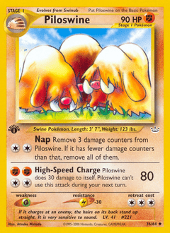 Piloswine #36 from Neo Revelation