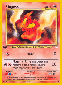Slugma #53 from Neo Revelation