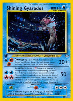 Shining Gyarados #65 from Neo Revelation