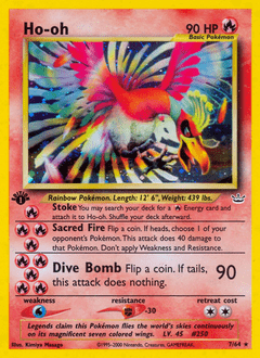 Ho-oh #7 from Neo Revelation