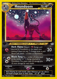 Houndoom #8 from Neo Revelation