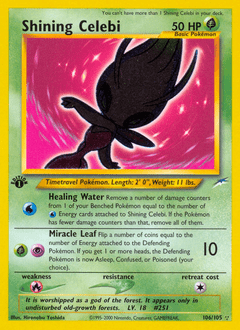 Shining Celebi #106 from Neo Destiny