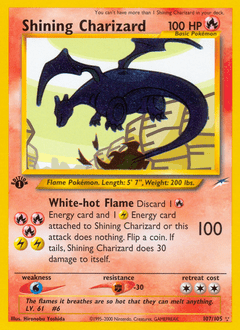Shining Charizard #107 from Neo Destiny