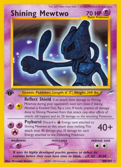 Shining Mewtwo #109 from Neo Destiny