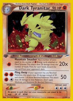 Dark Tyranitar #11 from Neo Destiny