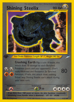 Shining Steelix #112 from Neo Destiny