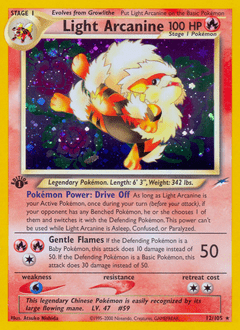 Light Arcanine #12 from Neo Destiny