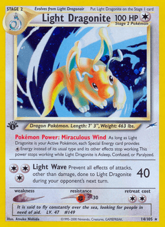 Light Dragonite #14 from Neo Destiny