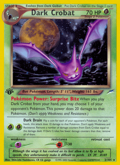 Dark Crobat #2 from Neo Destiny